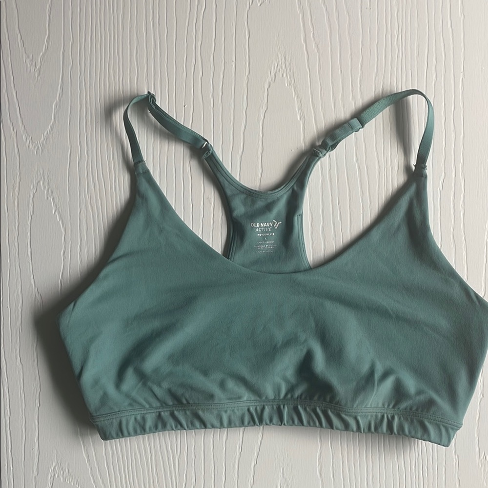 Old Navy Green Sports Bra Seamless Comfort
